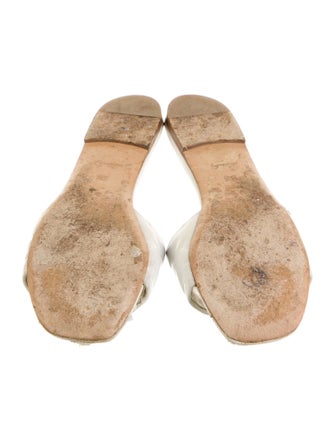 Louis Vuitton LV Monogram Leather Slides