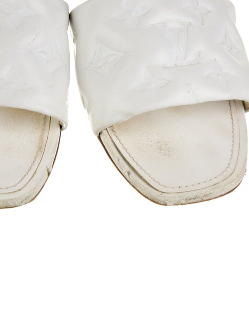 Louis Vuitton LV Monogram Leather Slides