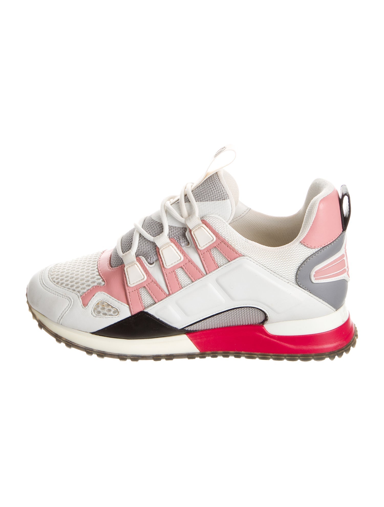 Louis Vuitton Mesh Printed Athletic Sneakers