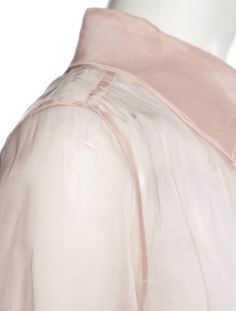 Louis Vuitton Sheer Button Up Top