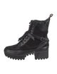 Louis Vuitton LV Monogram Suede Combat Boots