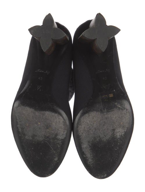 Louis Vuitton LV Monogram Embroidered Accent Sock Boots