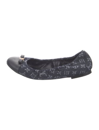 Louis Vuitton LV Monogram Denim Ballet Flats