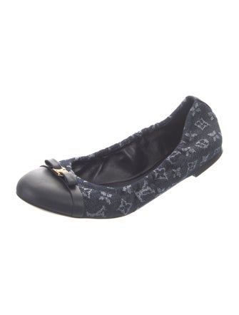 Louis Vuitton LV Monogram Denim Ballet Flats