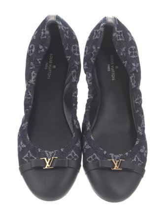 Louis Vuitton LV Monogram Denim Ballet Flats