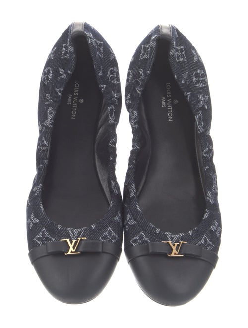 Louis Vuitton LV Monogram Denim Ballet Flats