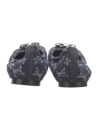 Louis Vuitton LV Monogram Denim Ballet Flats