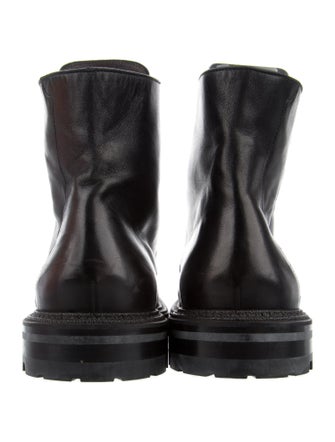 Louis Vuitton Monogram Idylle Pattern Leather Combat Boots