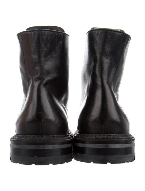 Louis Vuitton Monogram Idylle Pattern Leather Combat Boots