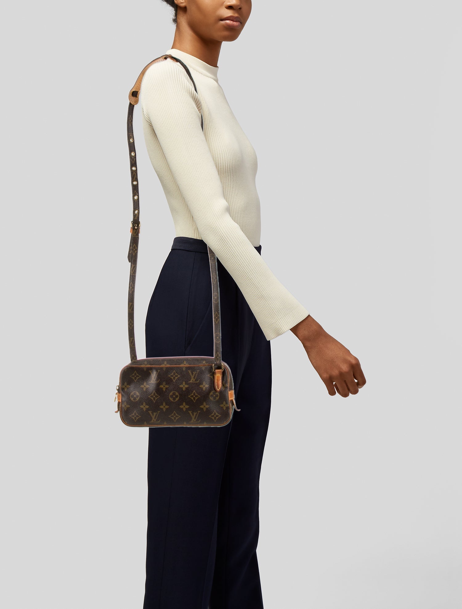 Louis Vuitton LV Monogram Pochette Marly Bandoulière