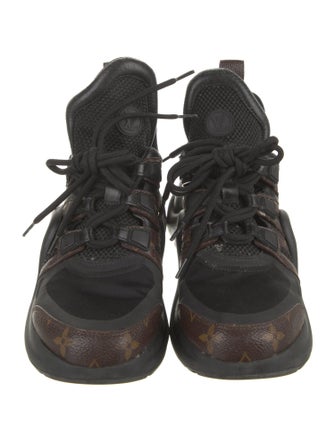 Louis Vuitton Monogram Pattern Chunky Sneakers