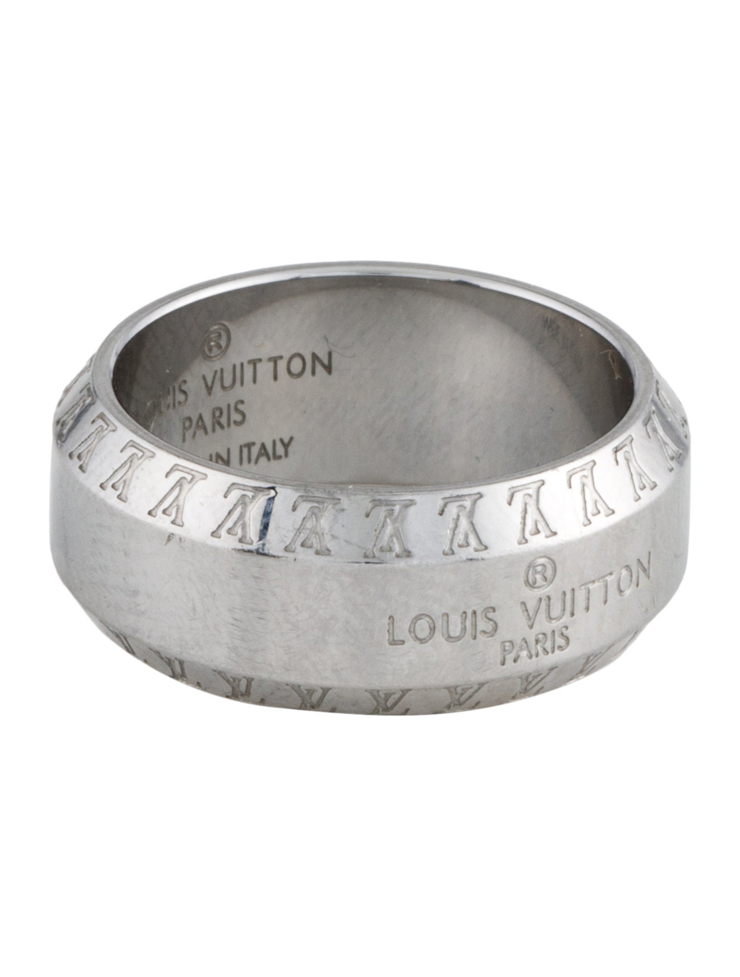 Louis Vuitton Logo Band Ring