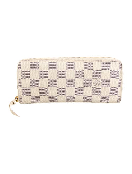 Louis Vuitton 2018 Damier Azur Pattern Clemence Wallet