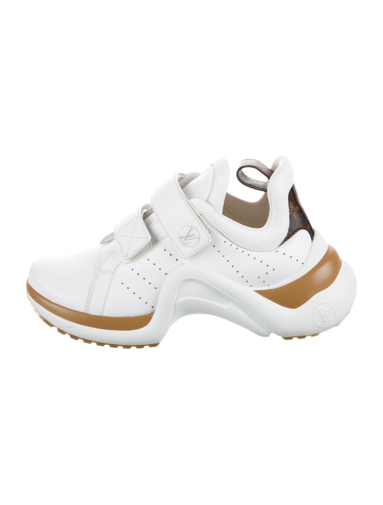 Louis Vuitton LV Monogram Leather Chunky Sneakers