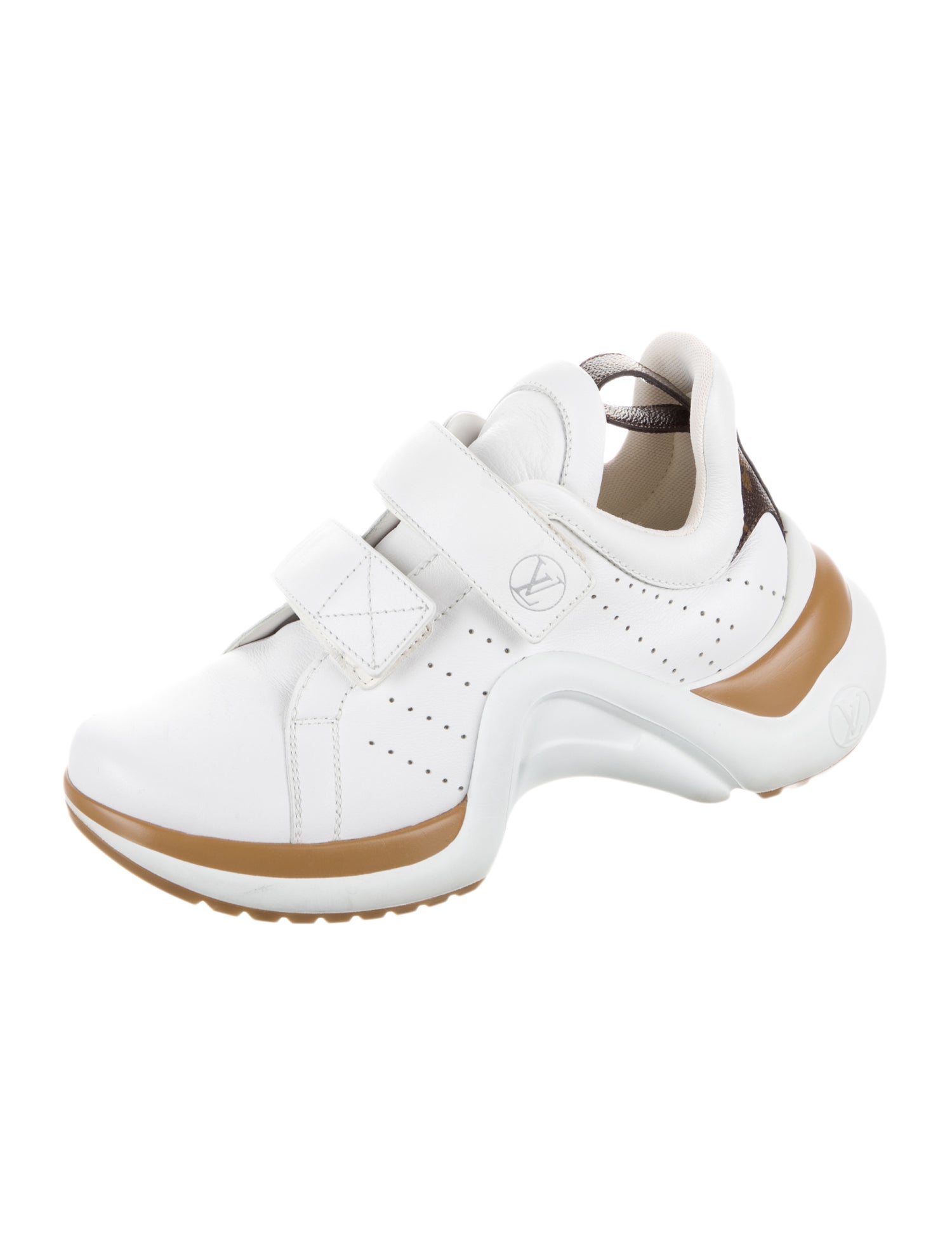 Louis Vuitton LV Monogram Leather Chunky Sneakers