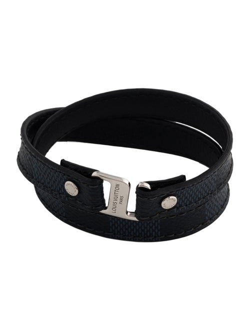 Louis Vuitton Damier Graphite Snap It Bracelet