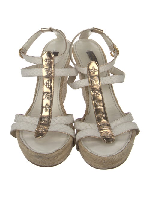 Louis Vuitton LV Monogram Leather Espadrilles