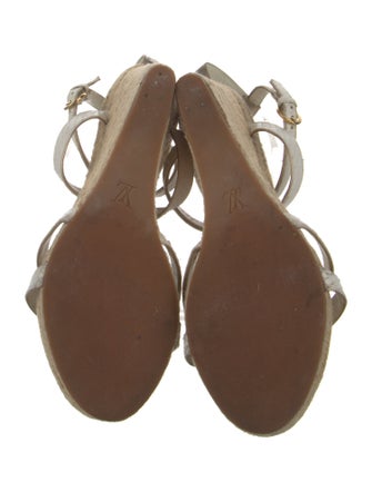 Louis Vuitton LV Monogram Leather Espadrilles