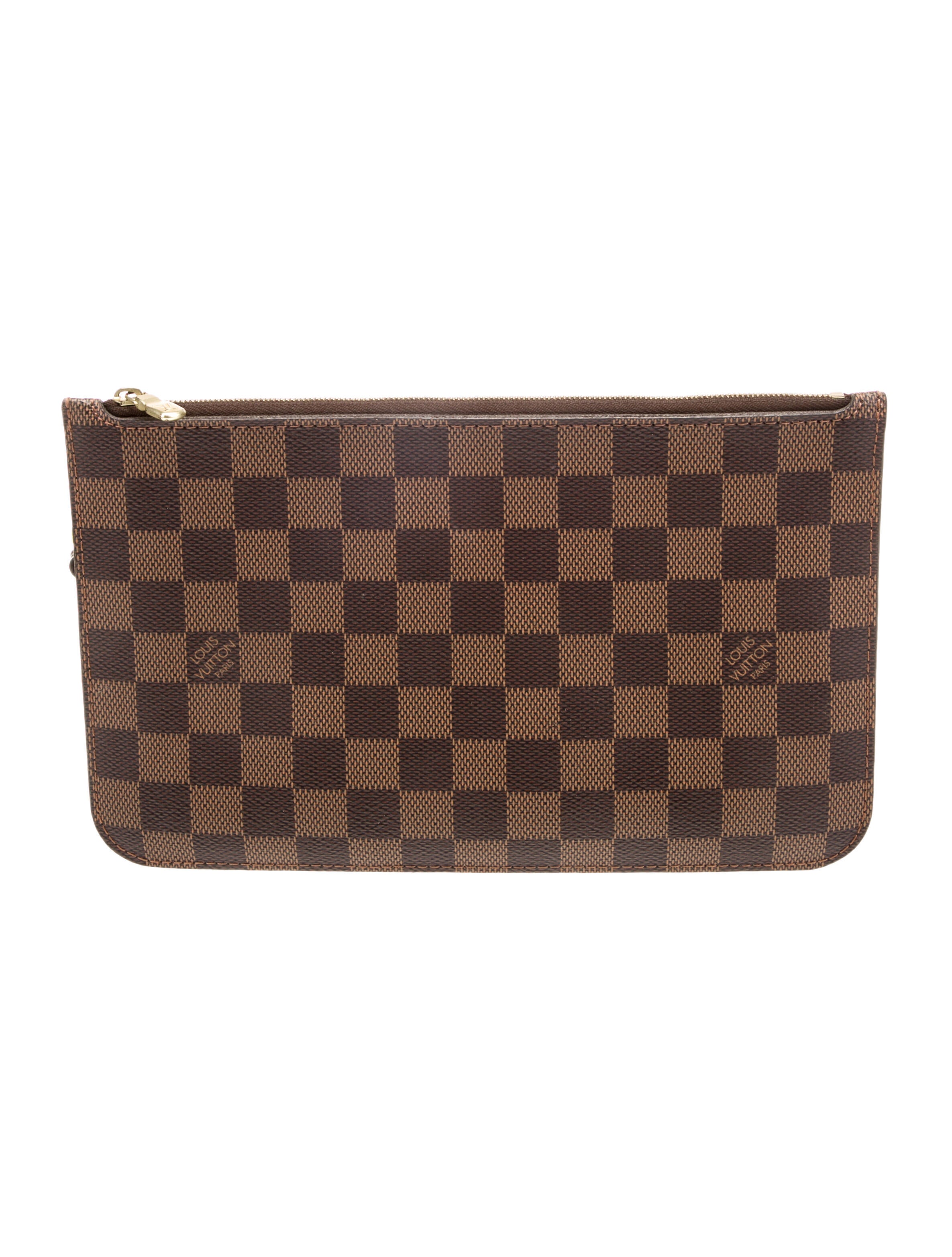 Louis Vuitton Damier Ebene Neverfull Pouch