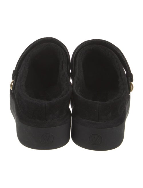 Louis Vuitton LV Monogram Suede Mules