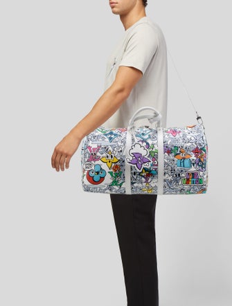 Louis Vuitton Coated Canvas Keepall Bandouliere 50 2023