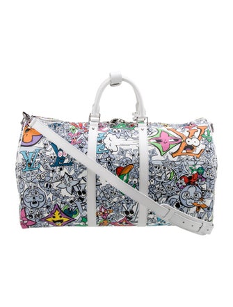 Louis Vuitton Coated Canvas Keepall Bandouliere 50 2023