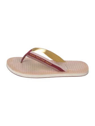 Louis Vuitton Canvas Flip Flops