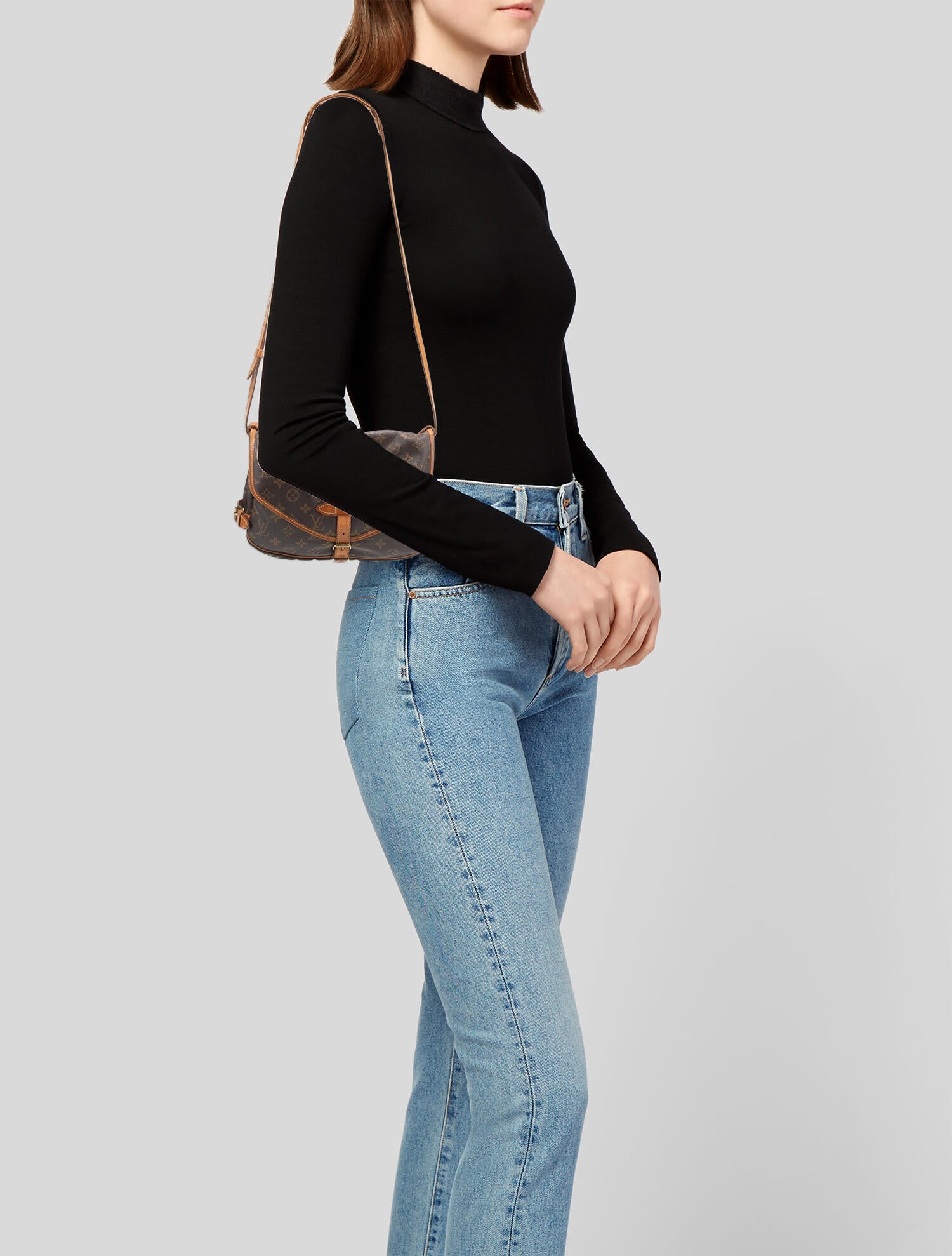 Louis Vuitton LV Monogram Saumur 30 Vintage