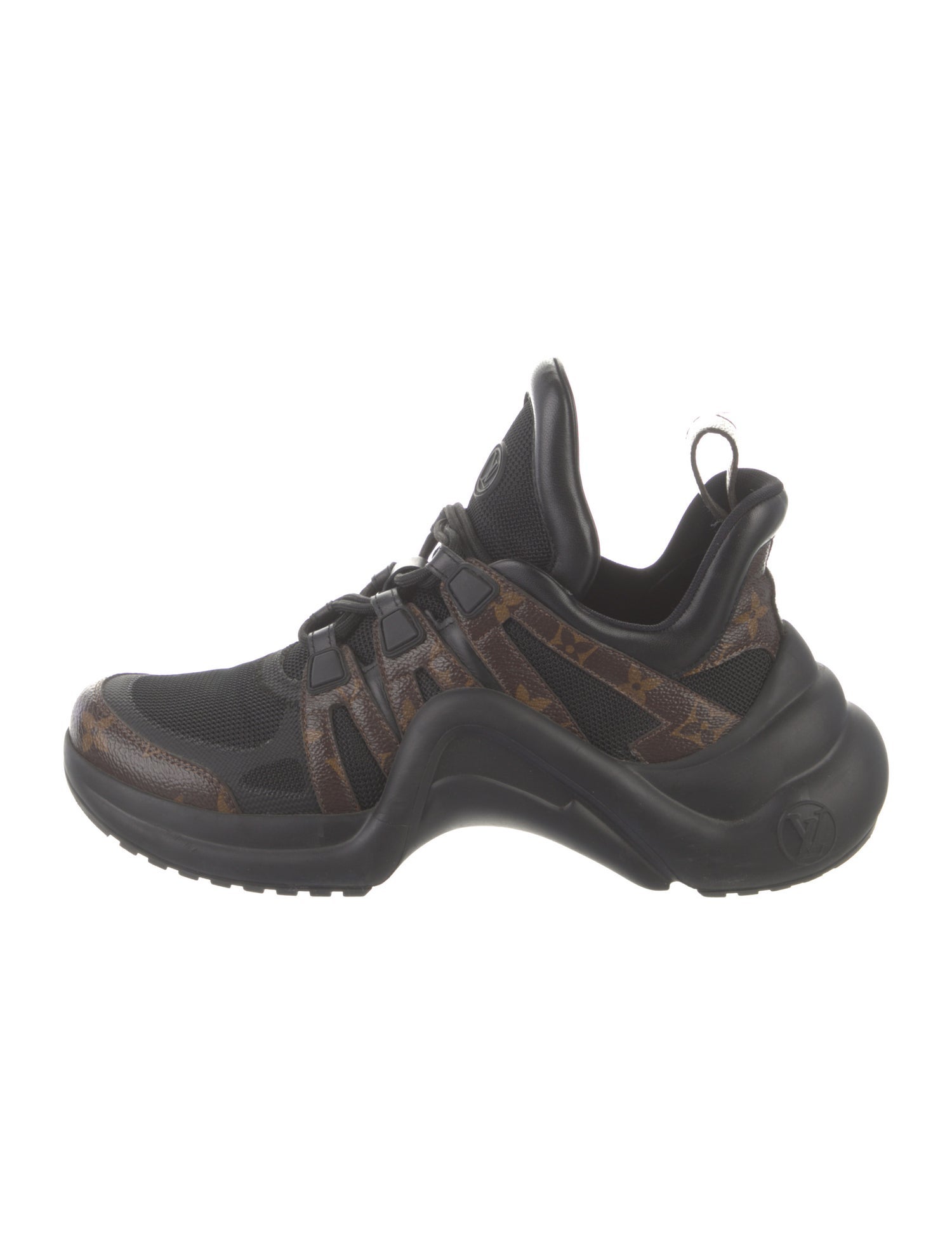 Louis Vuitton LV Monogram Leather Chunky Sneakers