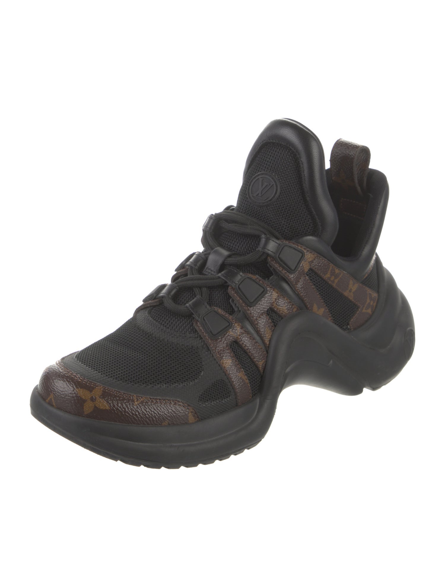 Louis Vuitton LV Monogram Leather Chunky Sneakers