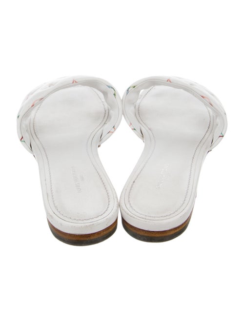Louis Vuitton LV Monogram Leather Slides