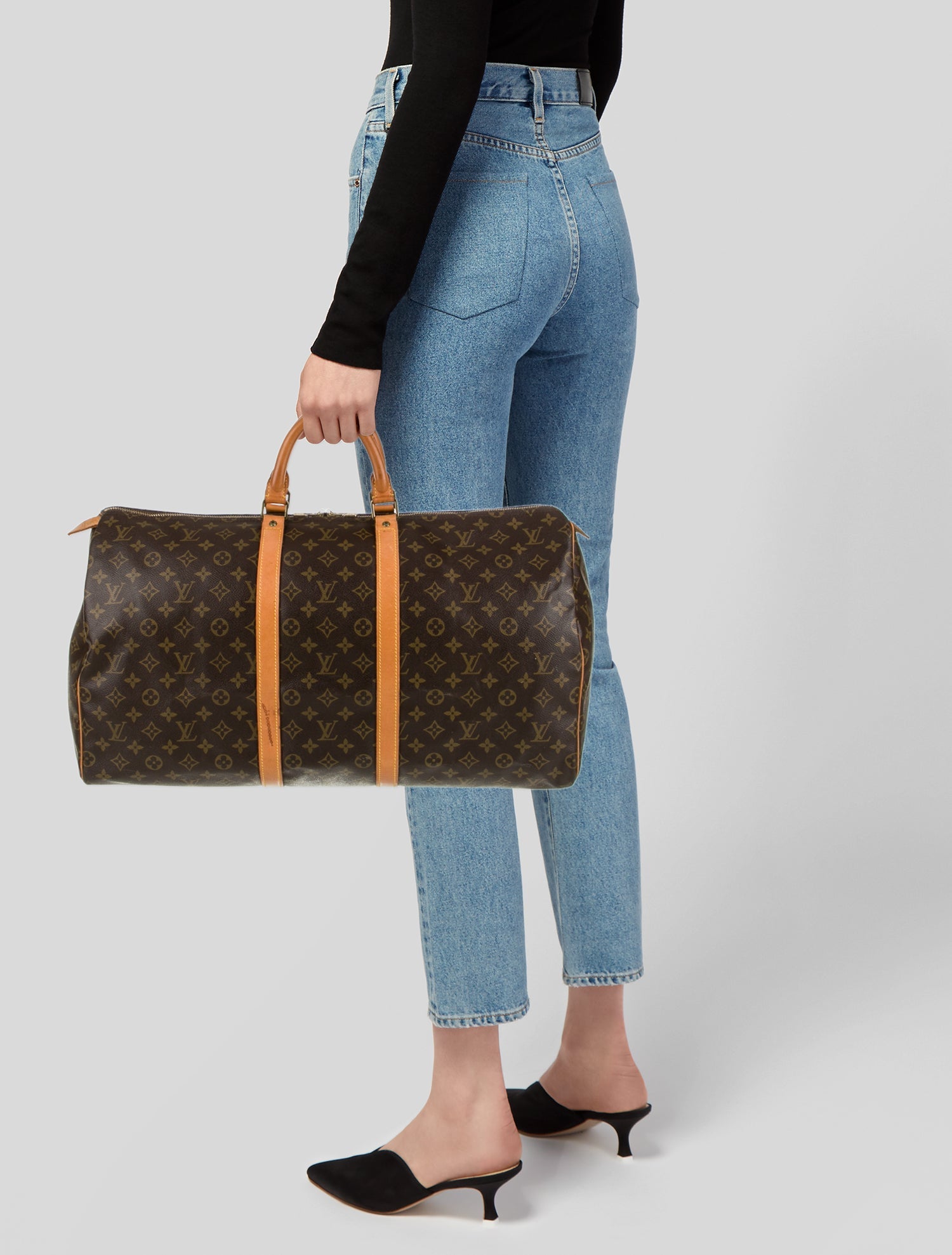 Louis Vuitton LV Monogram Keepall 55