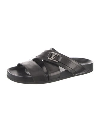 Louis Vuitton Leather Slides