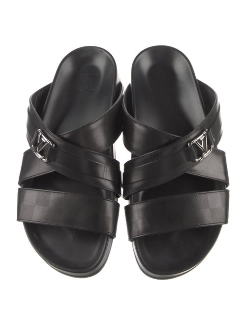 Louis Vuitton Leather Slides