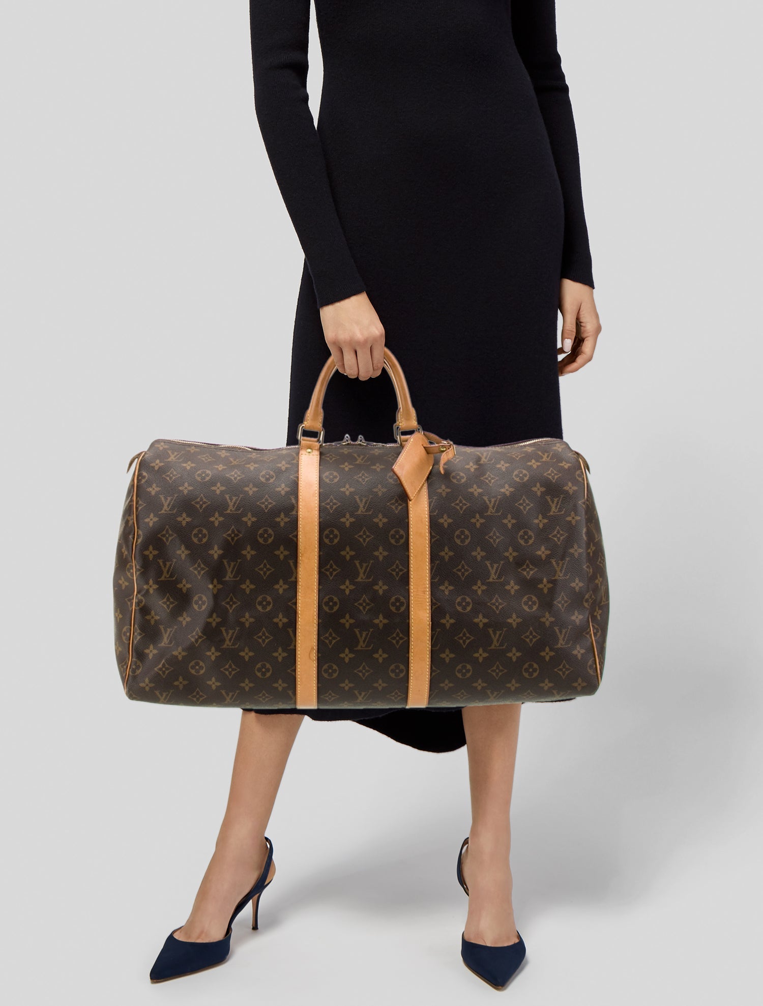 Louis Vuitton LV Monogram Weekender Bag 55 Vintage