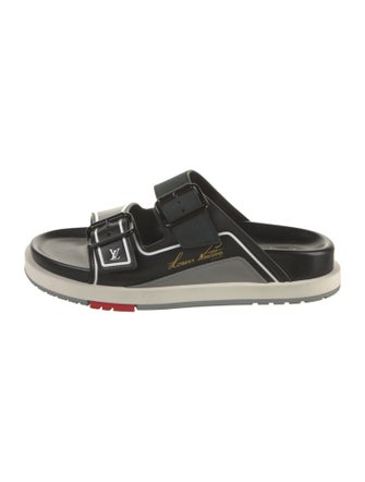 Louis Vuitton Leather Slides