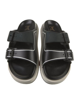 Louis Vuitton Leather Slides