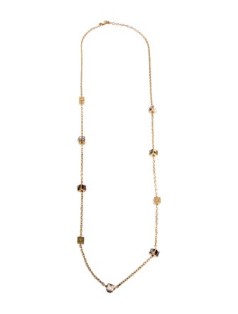 Louis Vuitton Crystal Gamble Sunset Station Necklace