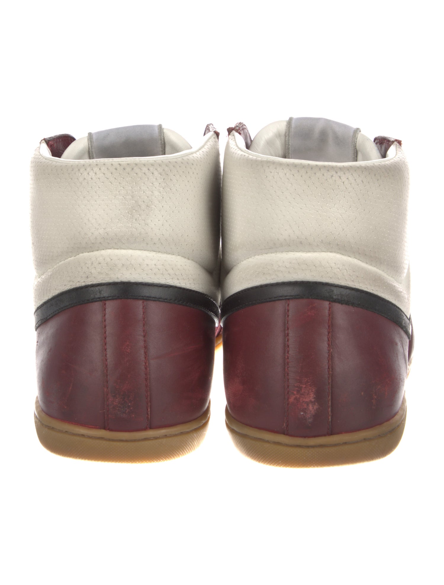 Louis Vuitton Leather Colorblock Pattern Sneakers