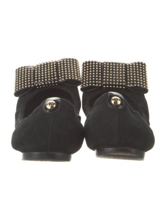 Louis Vuitton LV Monogram Suede Ballet Flats