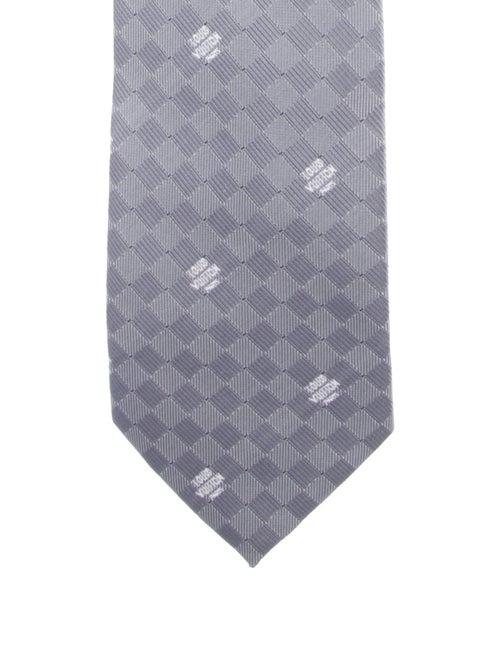 Louis Vuitton patterned silk tie