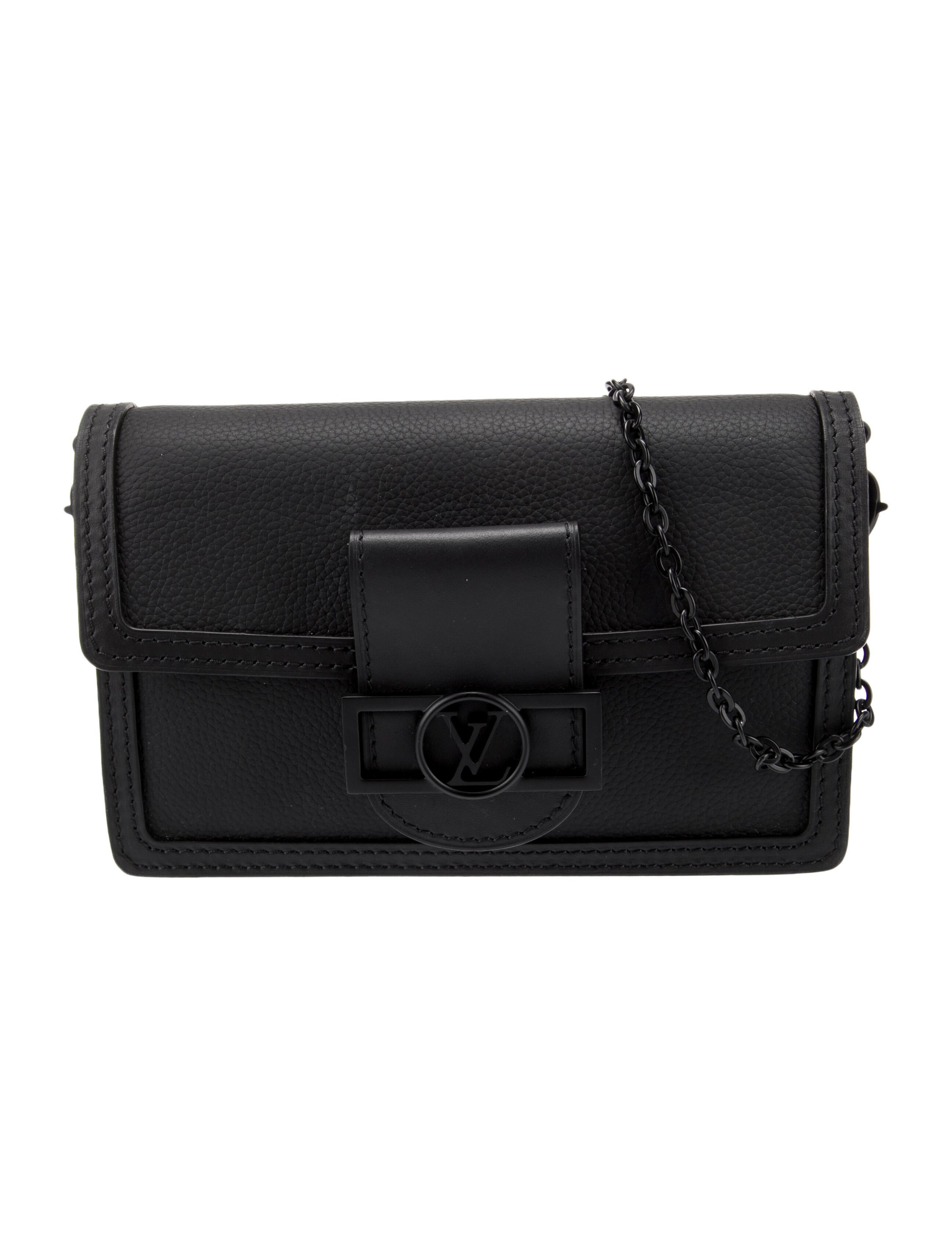 Louis Vuitton Leather Dauphine Chain Wallet