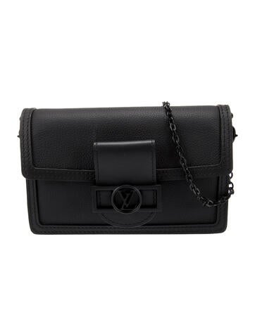Louis Vuitton Crossbody Bags Leather Dauphine Chain Wallet