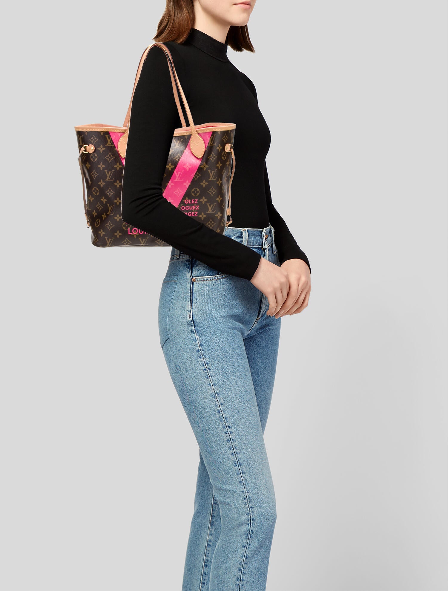 Louis Vuitton Monogram Neverfull w/Pouch MM