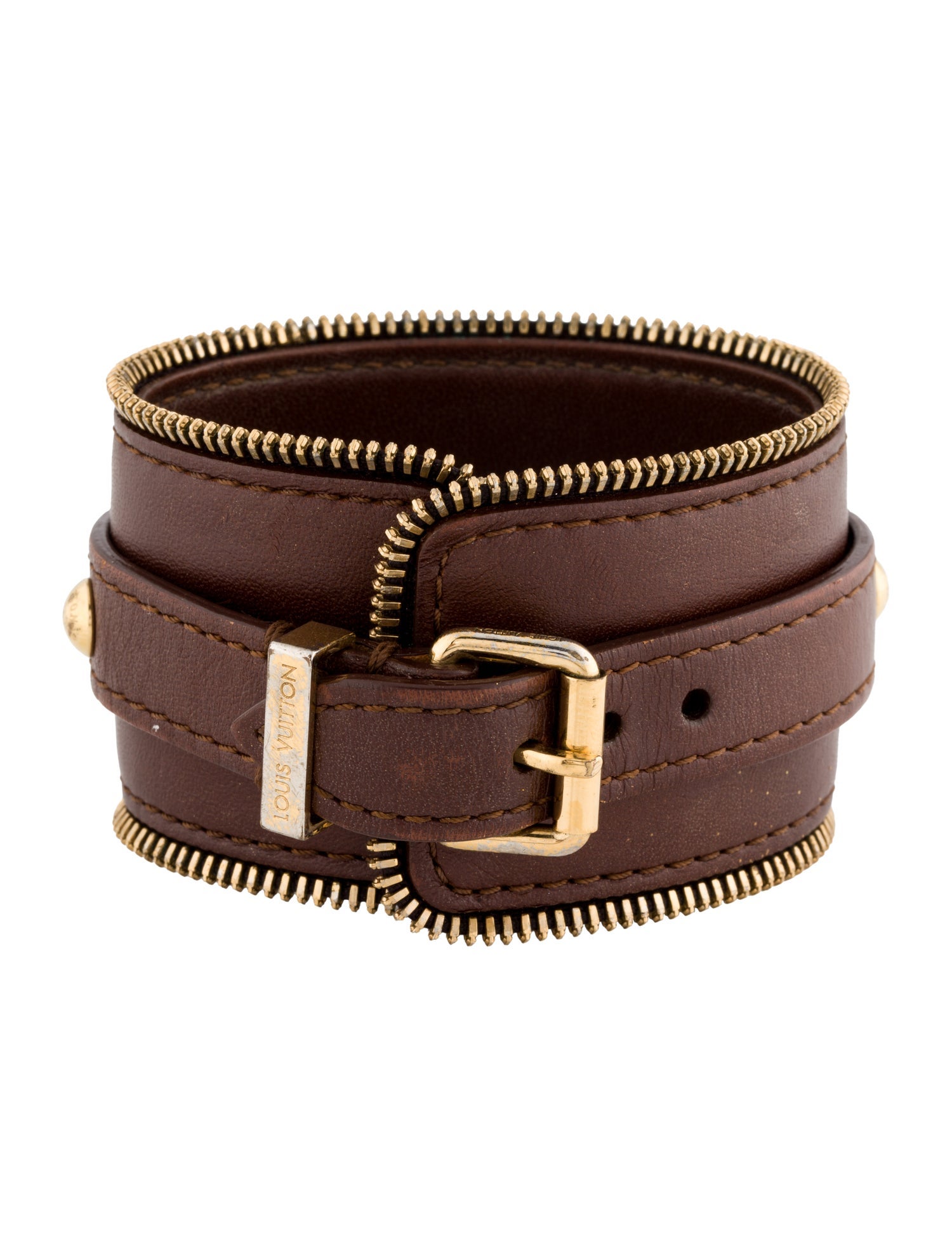 Louis Vuitton Zippy Cuff Wrap Bracelet