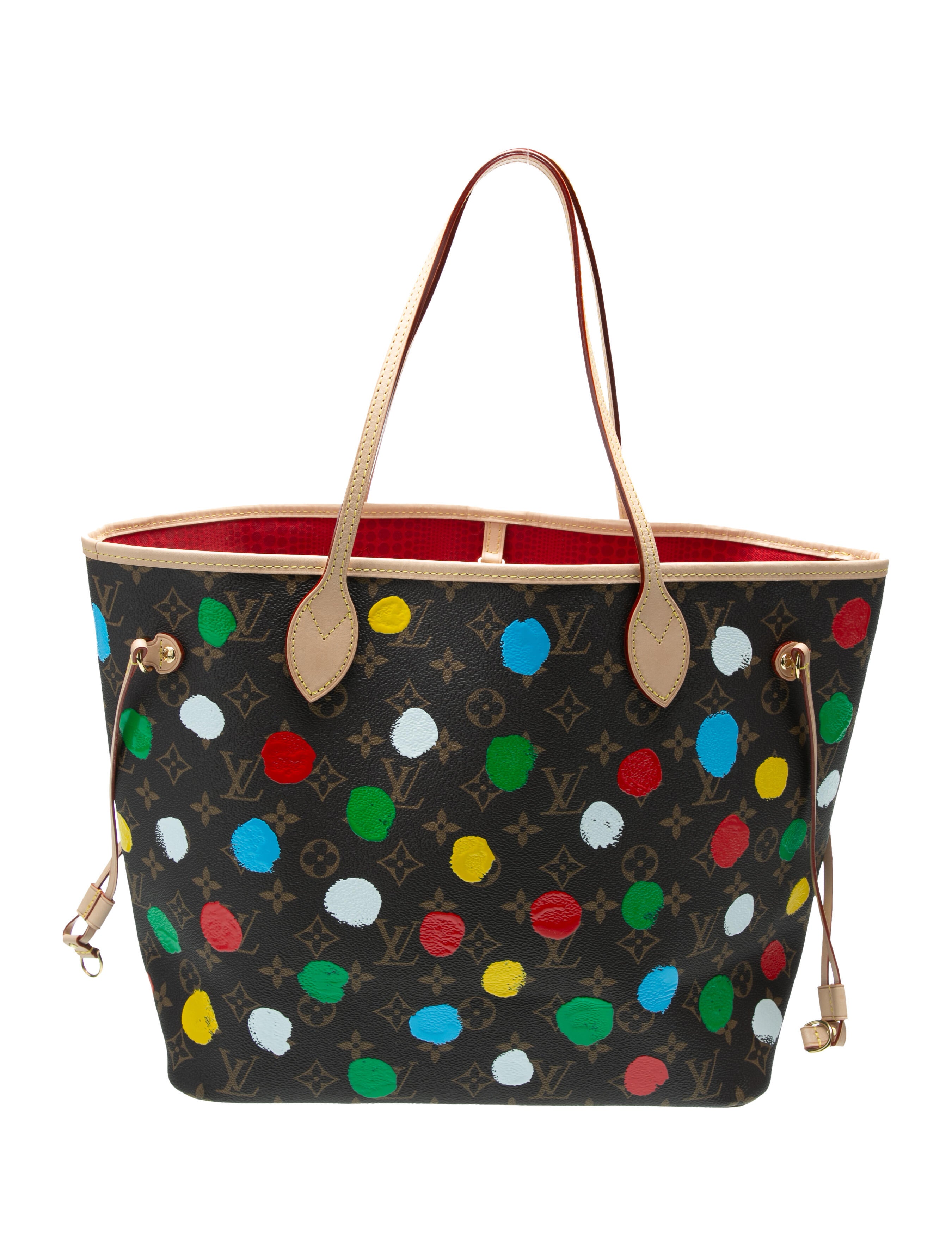 Louis Vuitton Monogram Painted Dots Neverfull w/Pouch MM 2023