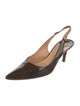 Louis Vuitton Patent Leather Slingback Pumps