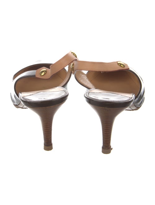 Louis Vuitton Patent Leather Slingback Pumps