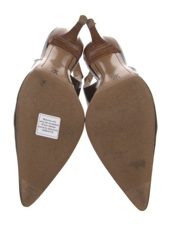 Louis Vuitton Patent Leather Slingback Pumps