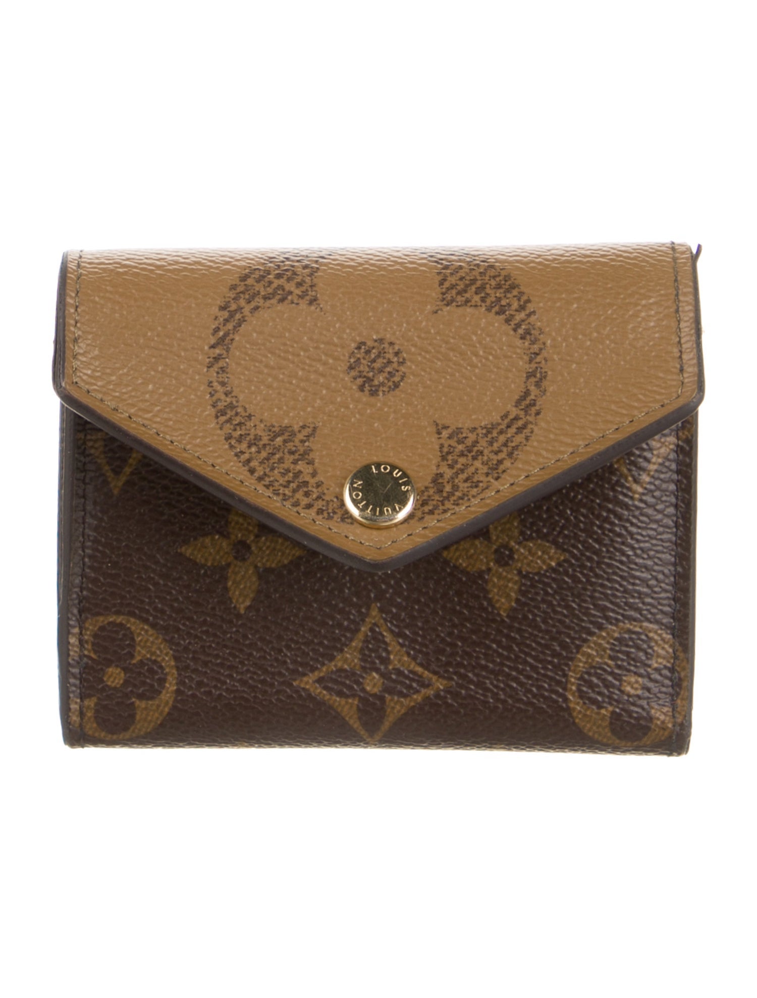 Louis Vuitton LV Monogram Coated Canvas Zoé Wallet - Brown Wallets